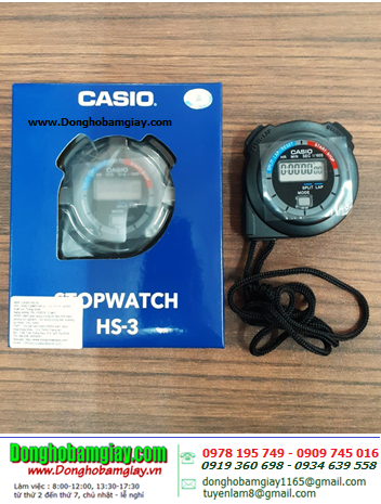 Casio HS-3V, Đồng hồ bấm giờ 01 Lap Casio HS-3V chính hãng Casio Japan _Bảo hành 1 năm